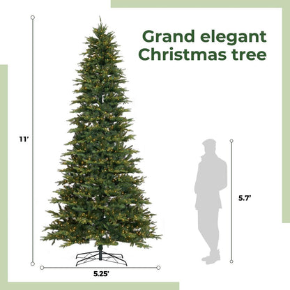 11ft. Belgium Fir Natural-Look Artificial Christmas Tree