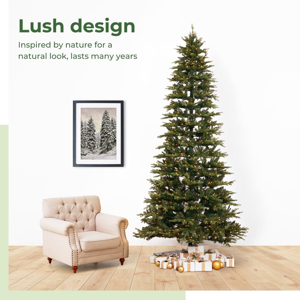 11ft. Belgium Fir Natural-Look Artificial Christmas Tree