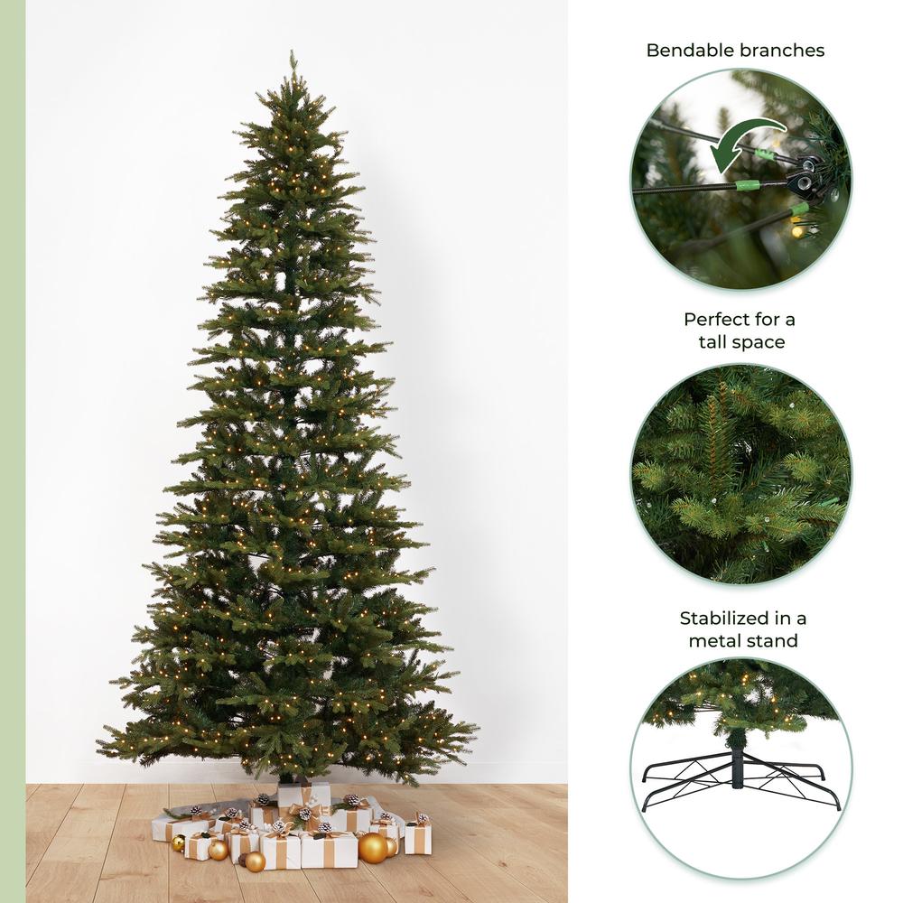 11ft. Belgium Fir Natural-Look Artificial Christmas Tree