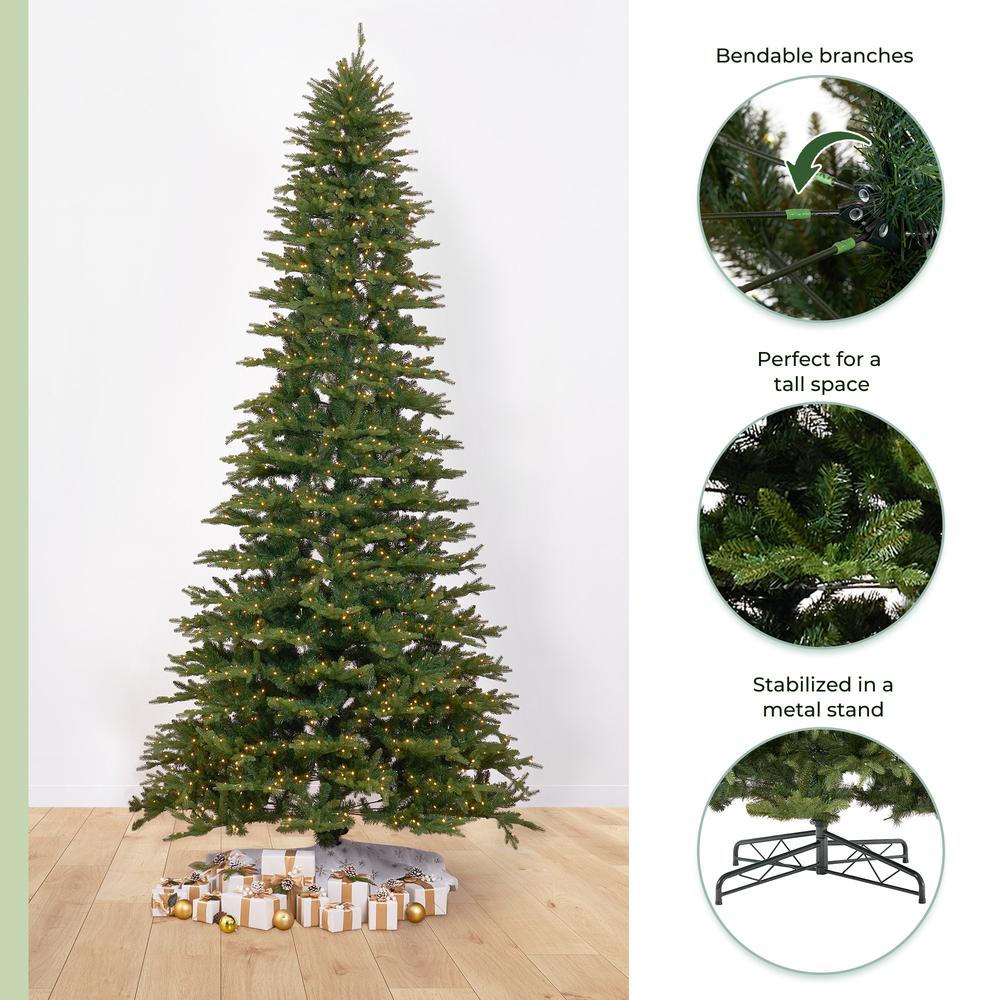 12ft. Belgium Fir Natural-Look Artificial Christmas Tree