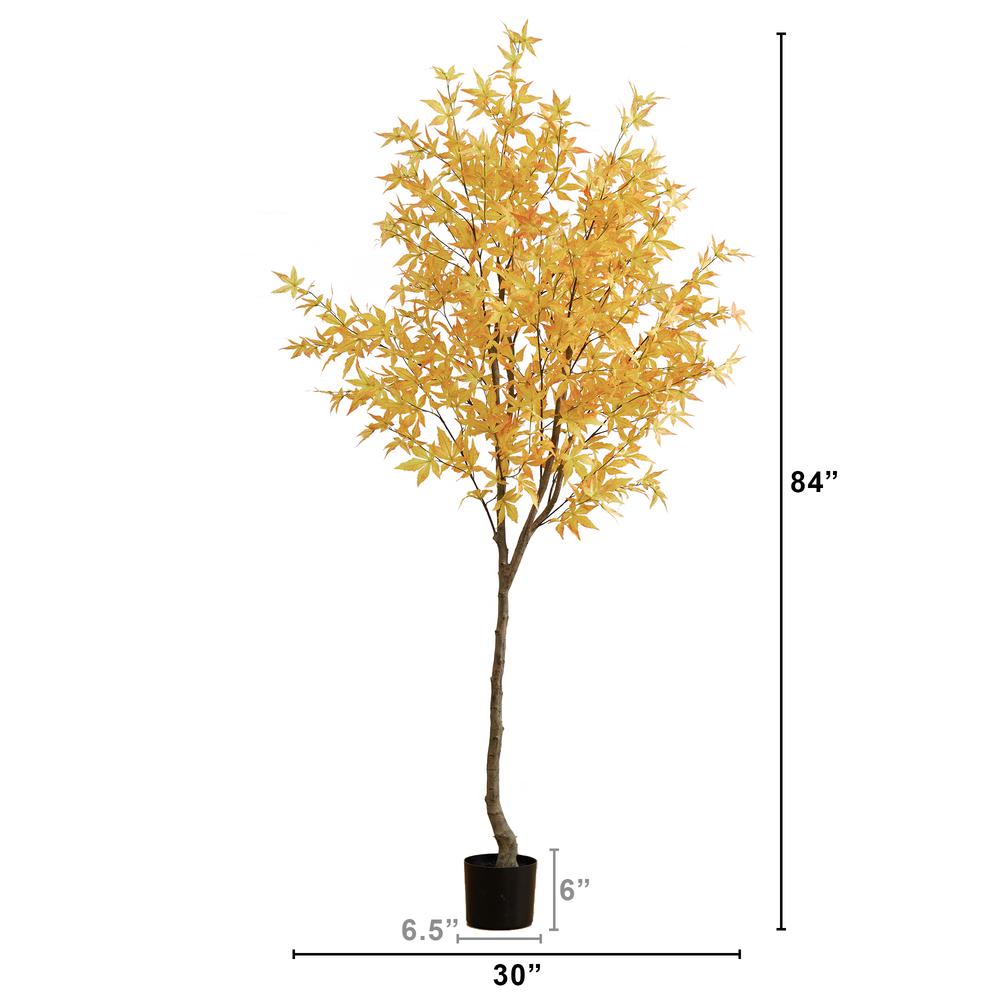 7ft. Autumn Maple Artificial Fall Tree