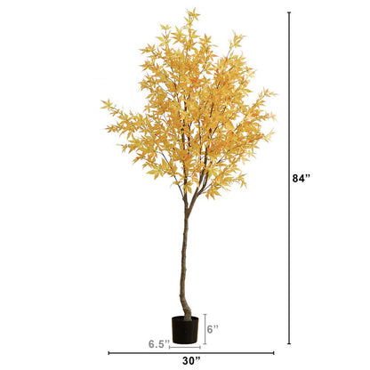 7ft. Autumn Maple Artificial Fall Tree