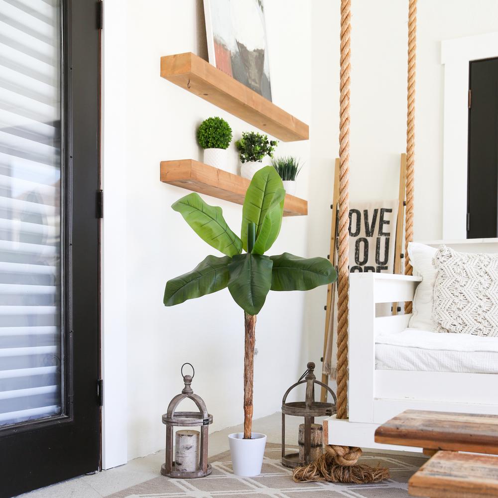 4ft. Artificial Banana Tree in Decorative Planter