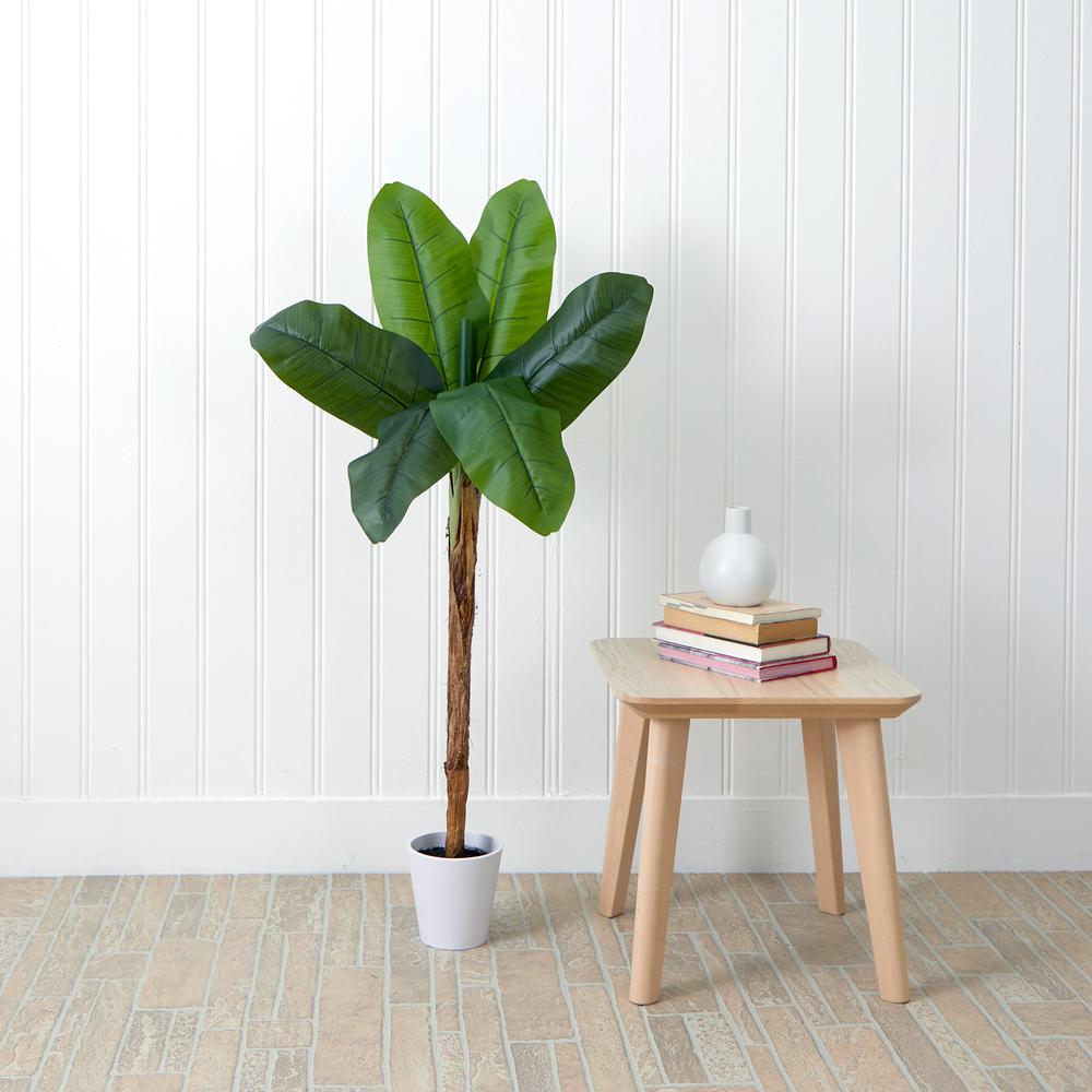 4ft. Artificial Banana Tree in Decorative Planter