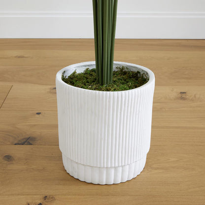 6ft. Artificial Paradise Palm with White Decorative Planter