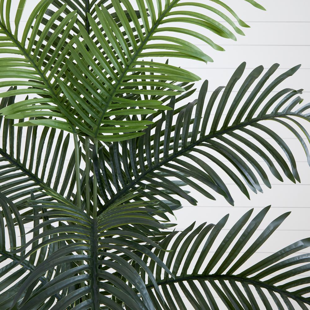 6ft. Artificial Paradise Palm with White Decorative Planter