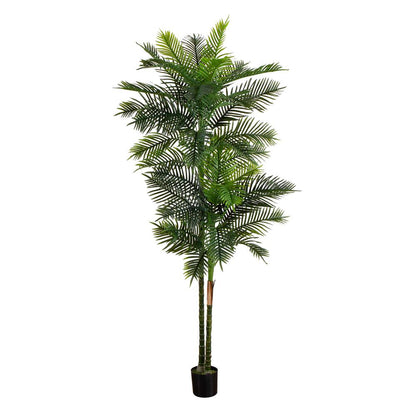 9ft. UV Resistant Artificial Double Robellini Palm Tree (Indoor/Outdoor)
