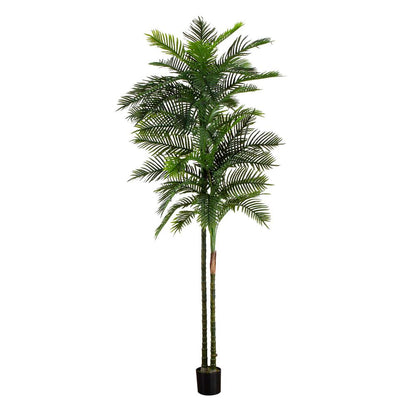 10ft. UV Resistant Artificial Double Robellini Palm Tree (Indoor/Outdoor)