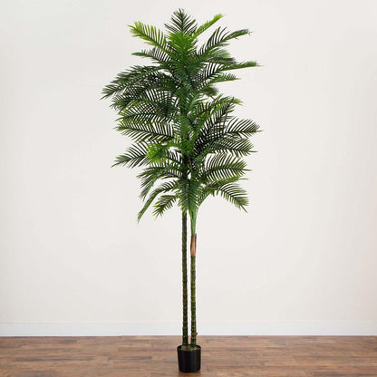 10ft. UV Resistant Artificial Double Robellini Palm Tree (Indoor/Outdoor)