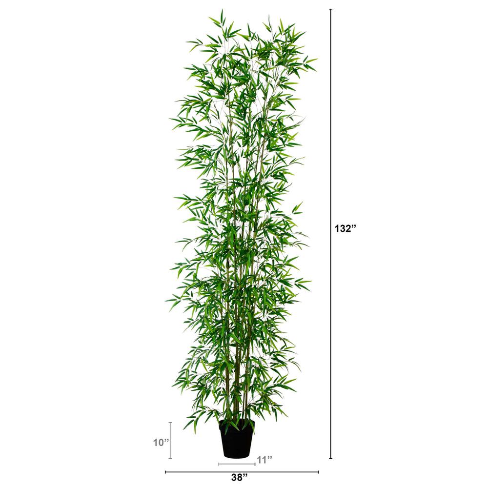11ft. Artificial Green Bamboo Tree