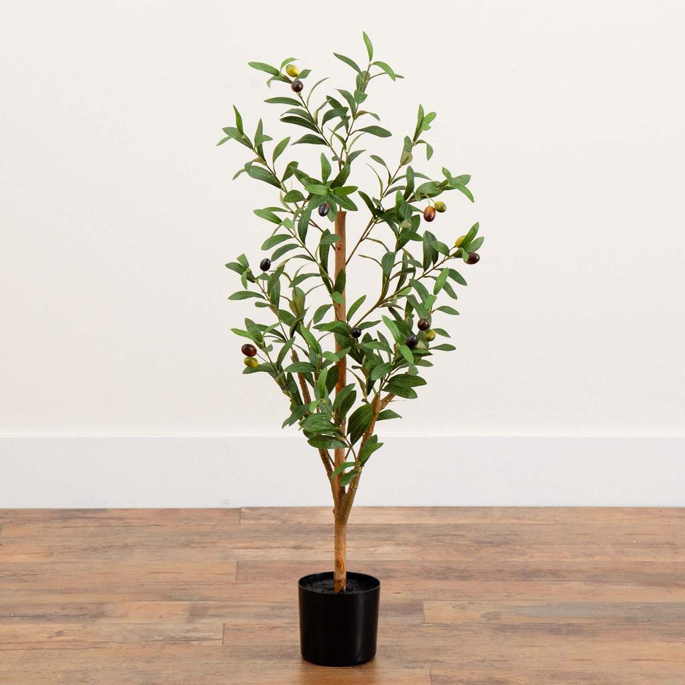 3ft. Artificial Olive Tree with Natural Trunk