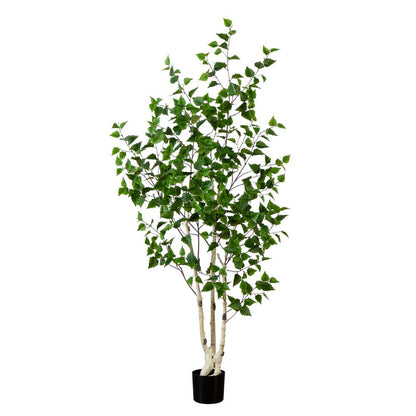 6ft. Artificial Birch Tree with Real Touch Leaves