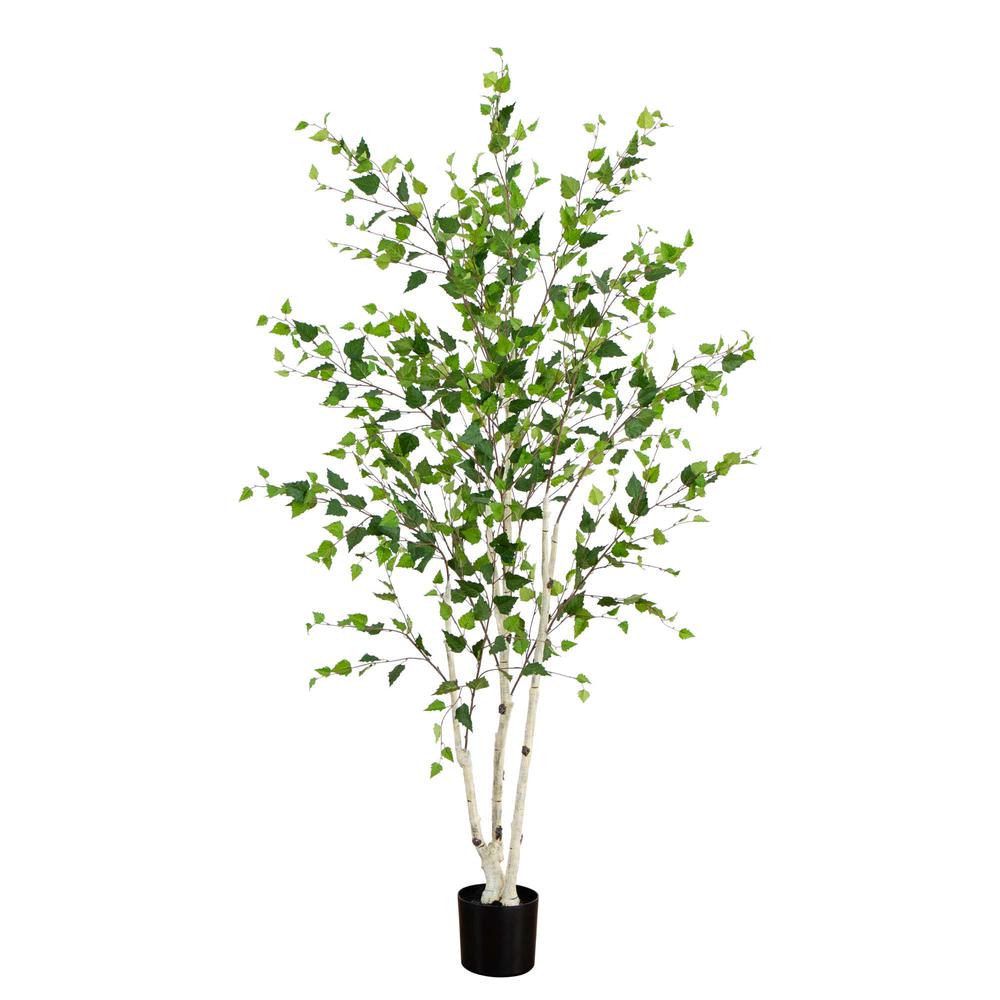 7ft. Artificial Birch Tree with Real Touch Leaves