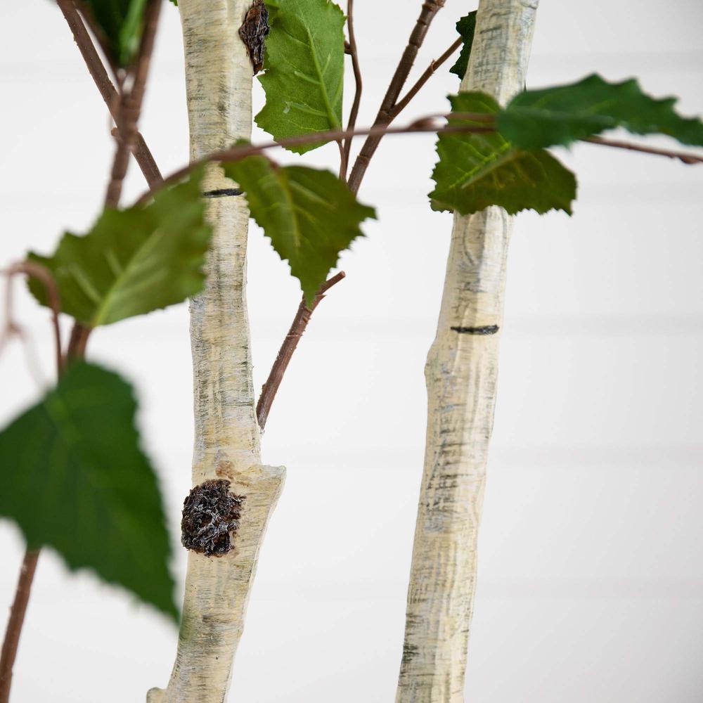 7ft. Artificial Birch Tree with Real Touch Leaves