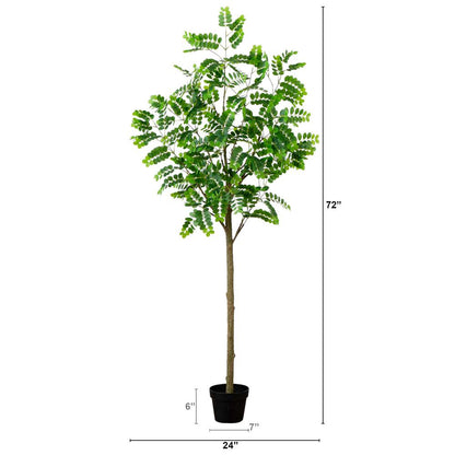 6ft. Artificial Greco Citrus Tree with Real Touch Leaves