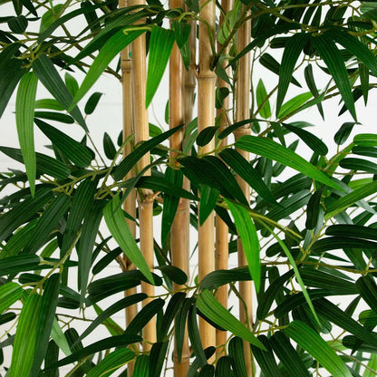 12ft. Artificial Bamboo Tree with Real Bamboo Trunks