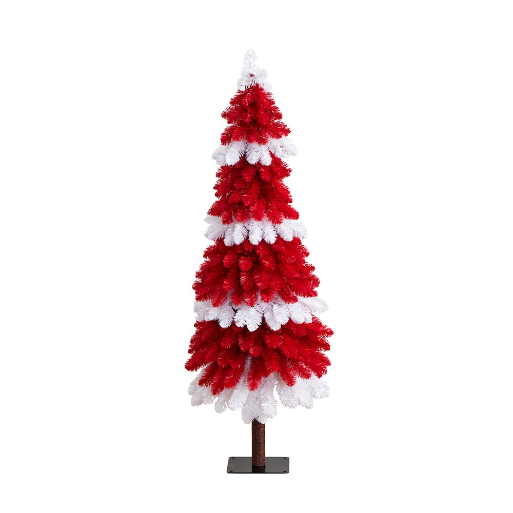 5ft. Pre-Lit Artificial Peppermint Christmas Tree with 150 Microdot LED Lights