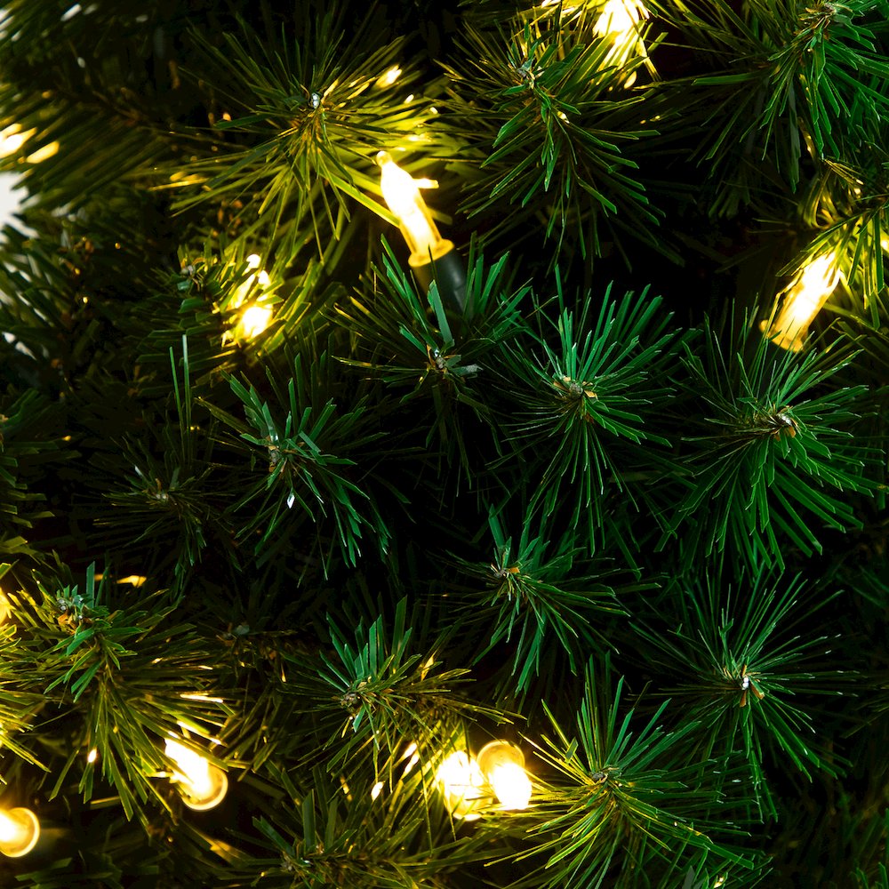 7ft. Pre-Lit Artificial Cactus Christmas Tree with 500 Micro LED Lights