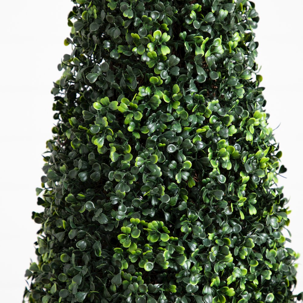 6ft. UV Resistant Artificial Boxwood Topiary Cone Tree (Indoor/Outdoor)