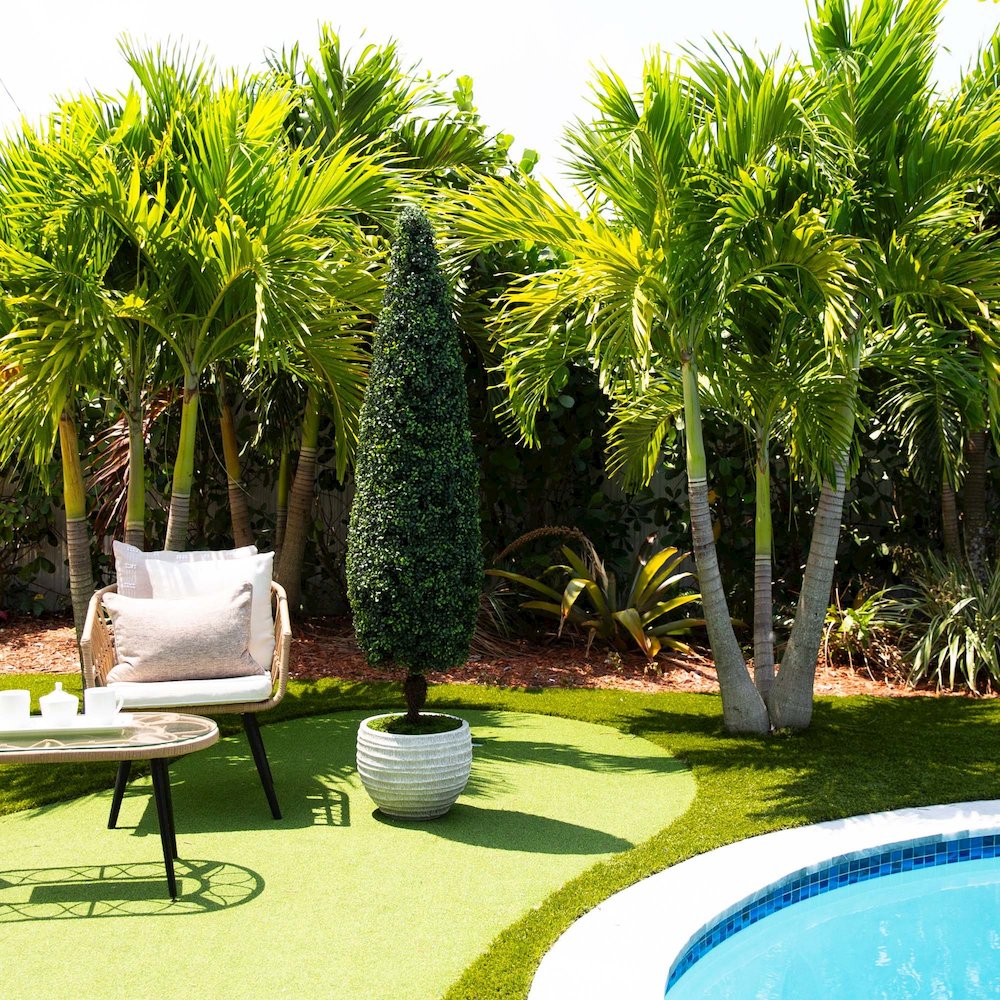 6ft. UV Resistant Artificial Boxwood Topiary Cone Tree (Indoor/Outdoor)