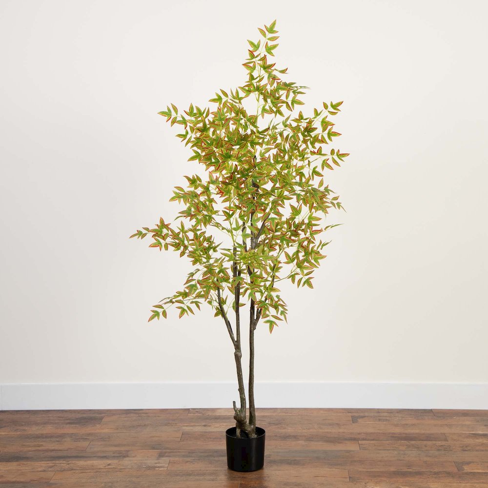 6ft. Autumn Nandina Artificial Fall Tree