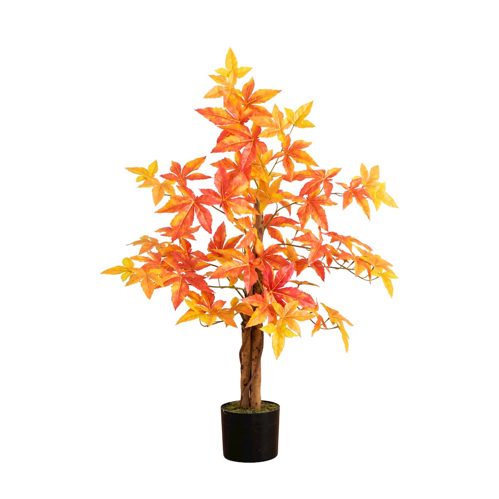 3ft. Autumn Deluxe Maple Artificial Fall Tree