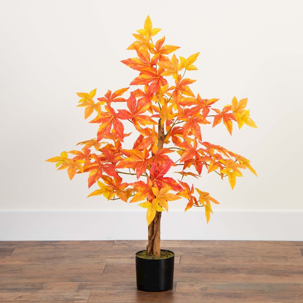 3ft. Autumn Deluxe Maple Artificial Fall Tree