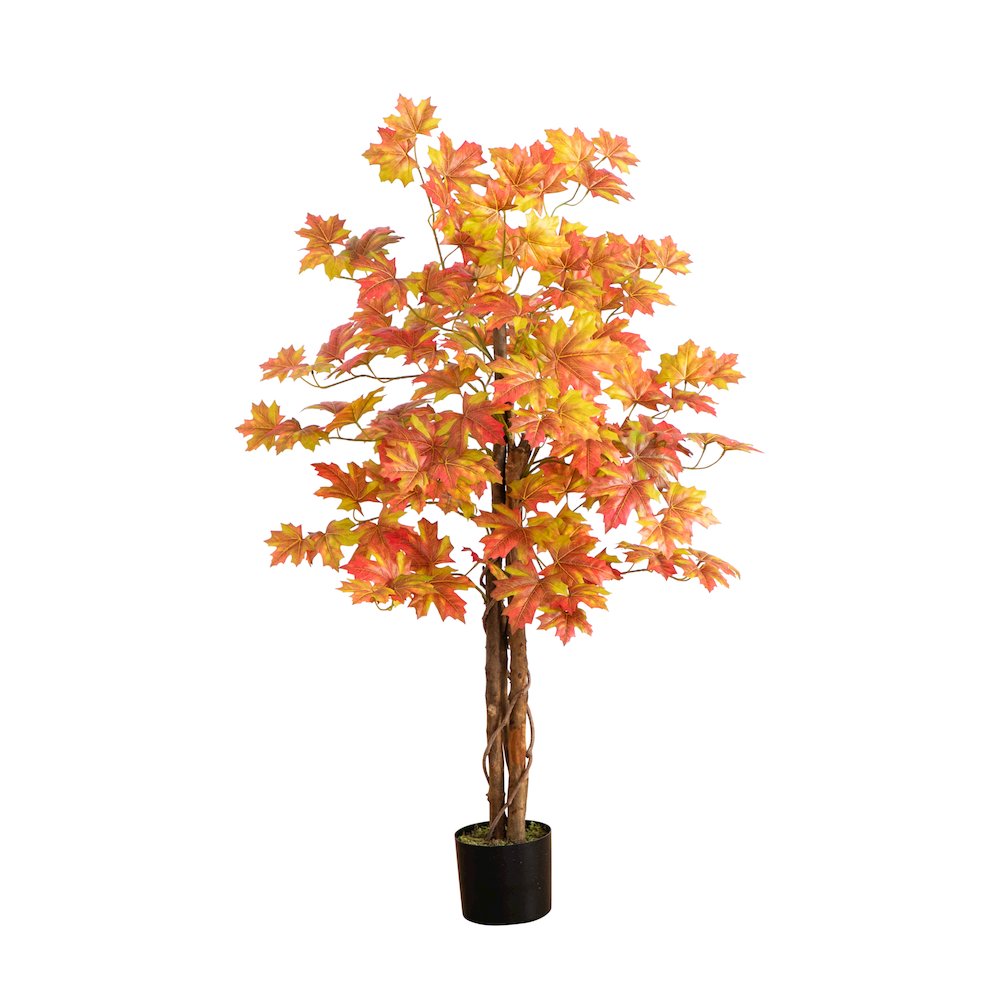 4ft. Autumn Deluxe Maple Artificial Fall Tree