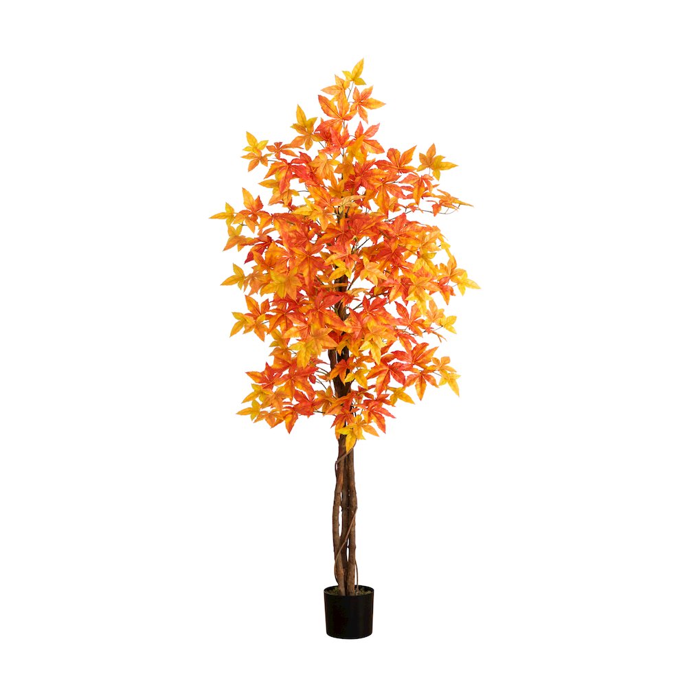 6ft. Autumn Deluxe Maple Artificial Fall Tree