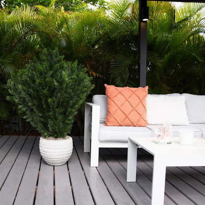 4ft. Artificial Cedar Bush UV Resistant (Indoor/Outdoor)