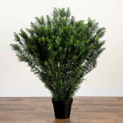 4ft. Artificial Cedar Bush UV Resistant (Indoor/Outdoor)