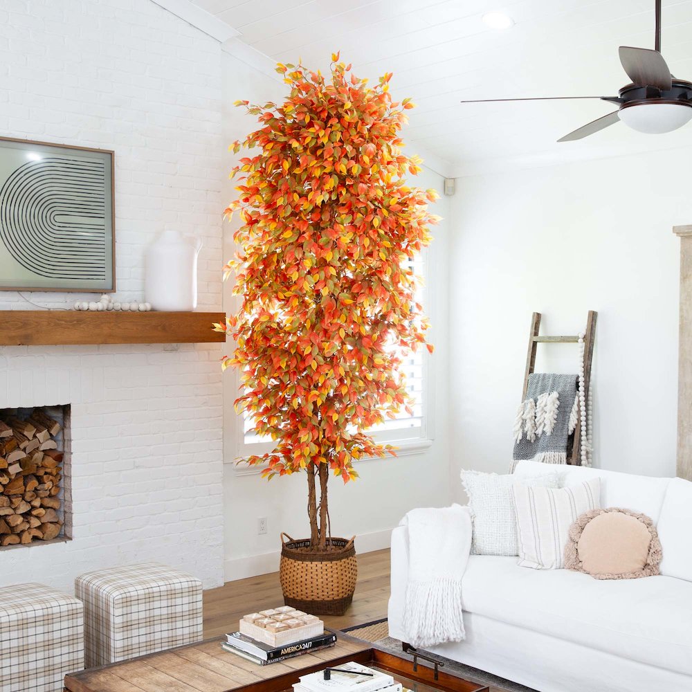 10ft. Autumn Ficus Artificial Fall Tree