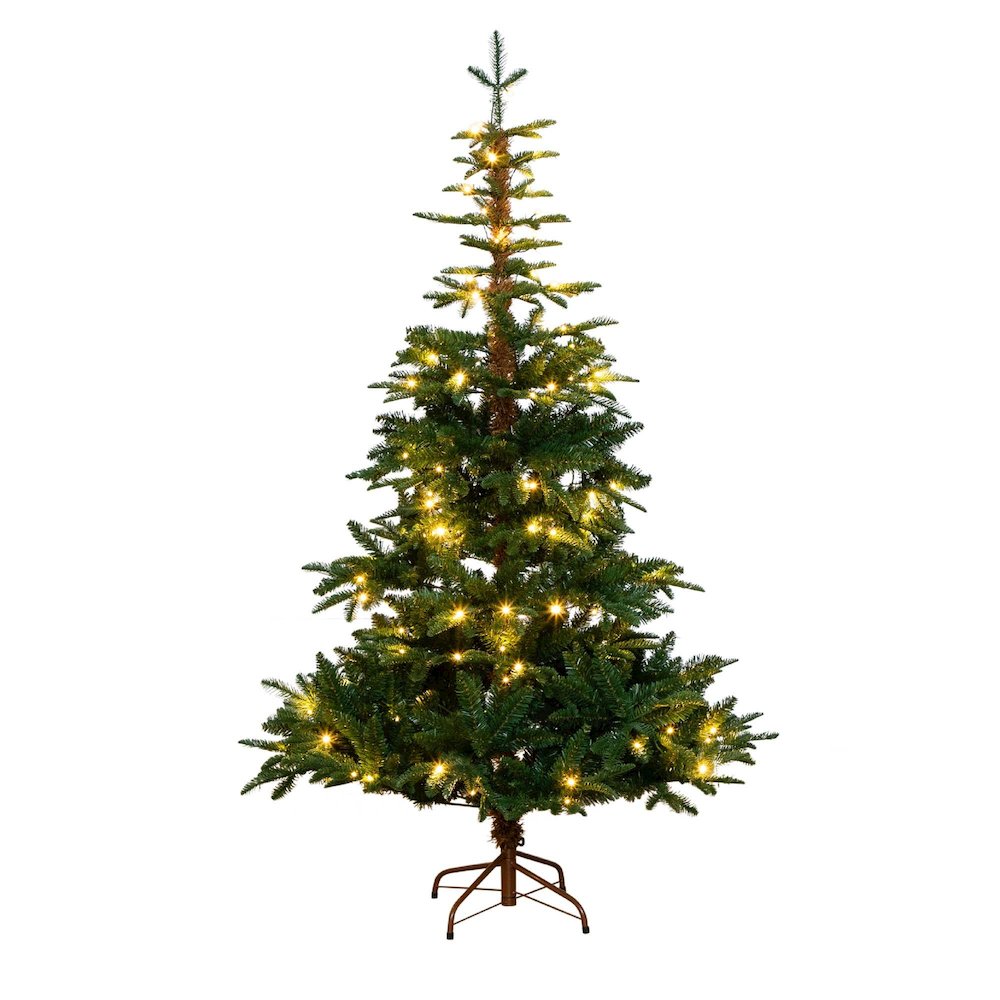 6ft. Pre-Lit Artificial Idaho Mixed Fir Christmas Tree
