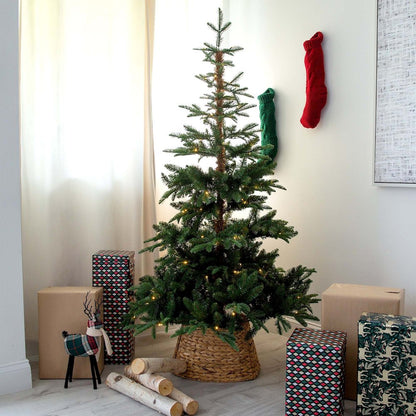 6ft. Pre-Lit Artificial Idaho Mixed Fir Christmas Tree