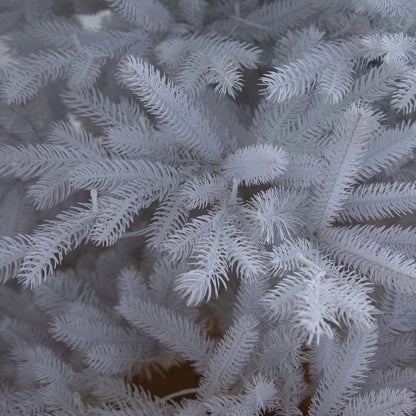 7ft. Pre-Lit Artificial White California Spruce Christmas Tree