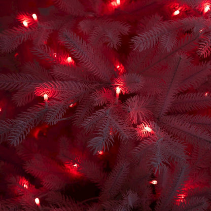 7ft. Pre-Lit Artificial White California Spruce Christmas Tree
