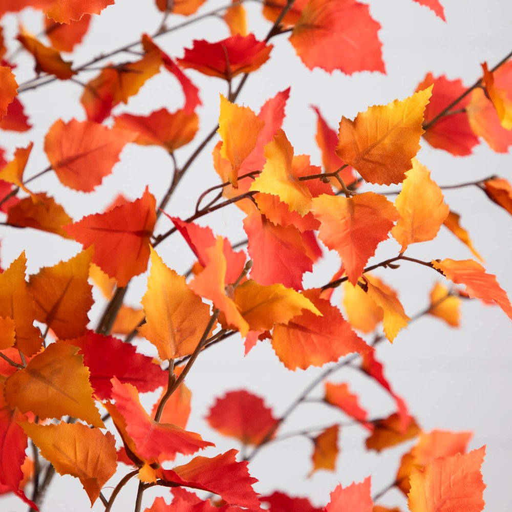 7ft. Autumn Birch Artificial Fall Tree