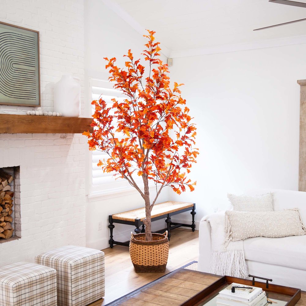 9ft. Autumn Oak Artificial Fall Tree
