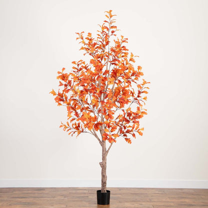 9ft. Autumn Oak Artificial Fall Tree