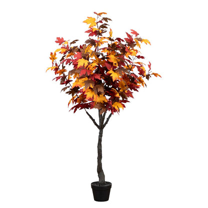 5ft. Autumn Smoky Maple Artificial Fall Tree