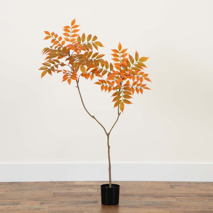 4ft. Autumn Minimalist Sumac Artificial Fall Tree