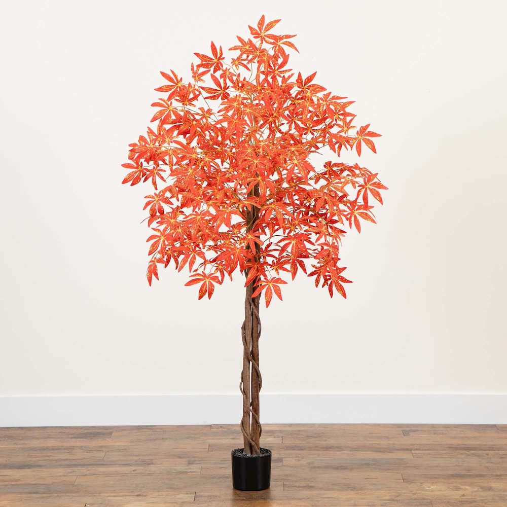 5ft. Autumn Vibrant Maple Artificial Fall Tree