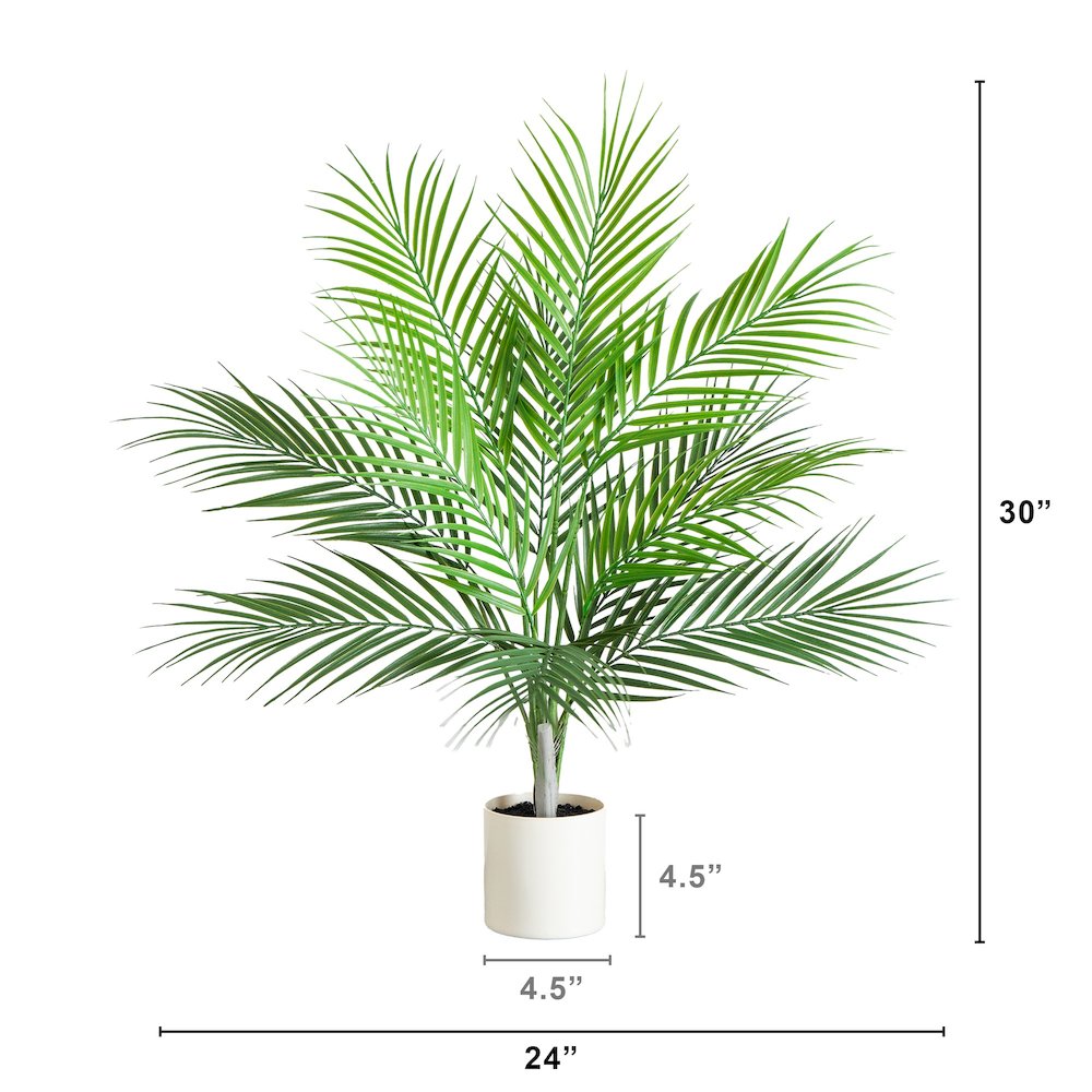 30in. Artificial Palm Tree