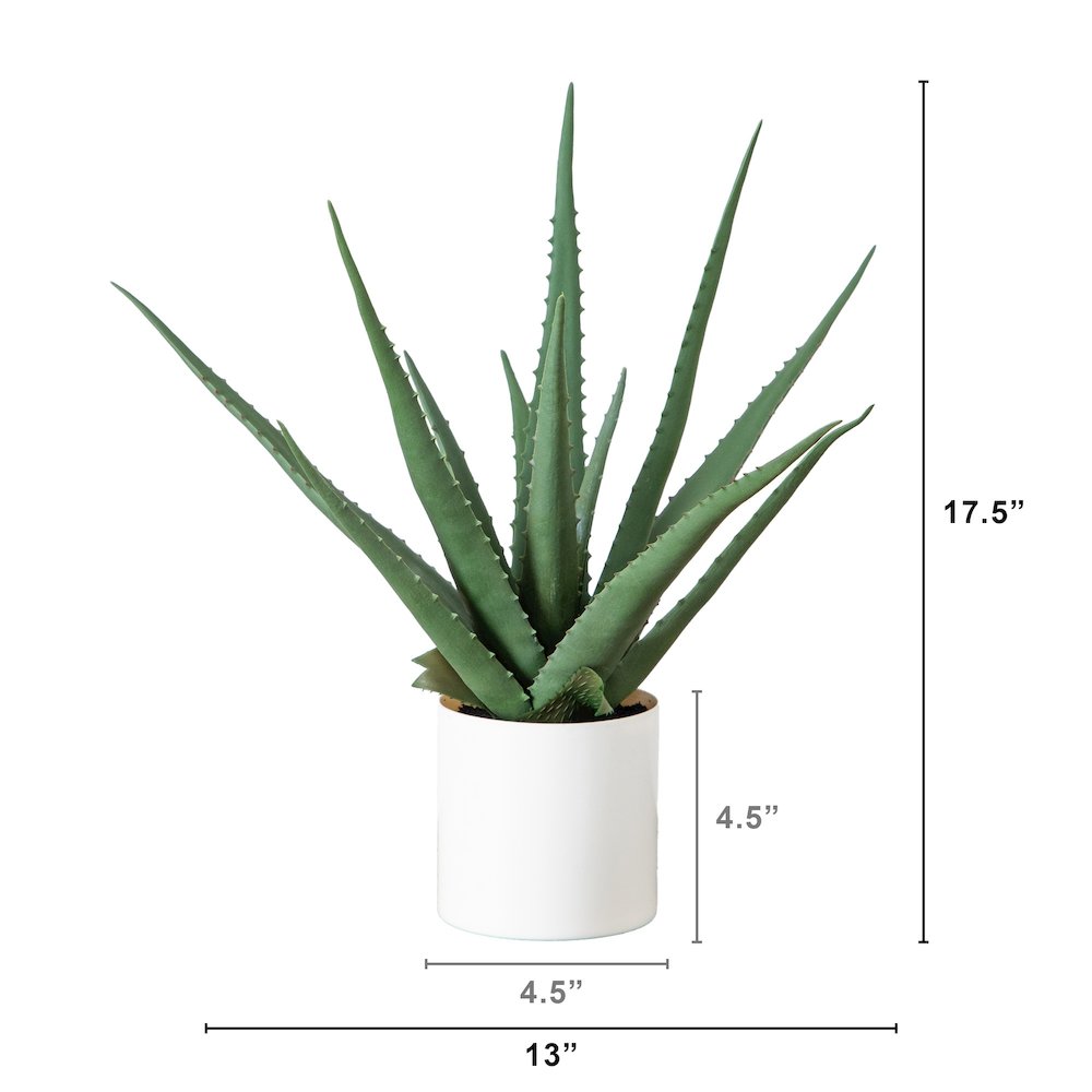17.5in. Artificial Agave Plant