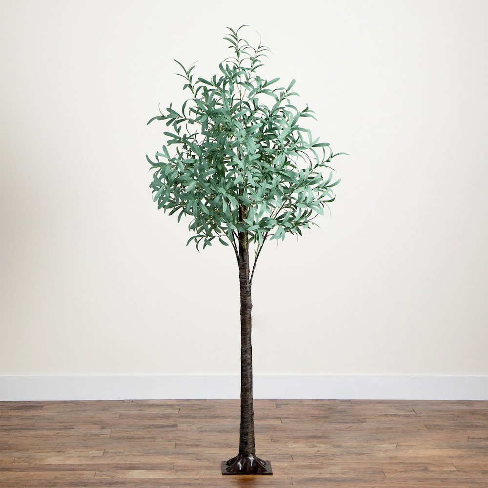 6ft. Lighted Artificial Olive Tree with 420 Warm White LED Lights