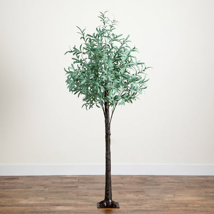 6ft. Lighted Artificial Olive Tree with 420 Warm White LED Lights