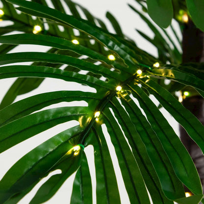 6ft. UV Resistant Lighted Artificial Palm Tree