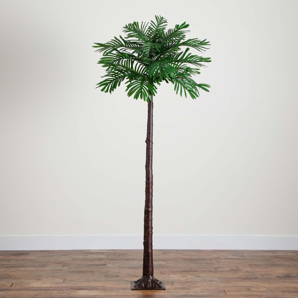 6ft. UV Resistant Lighted Artificial Palm Tree