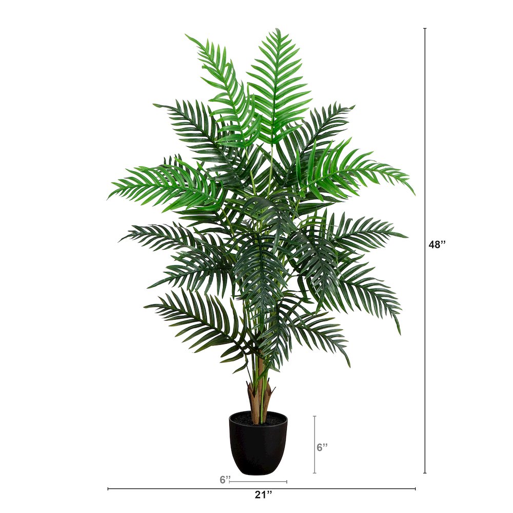 4ft. Artificial Areca Palm Tree