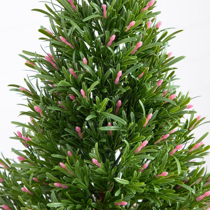 2ft. UV Resistant Artificial Rosemary Cone Topiary Tree (Indoor/Outdoor)
